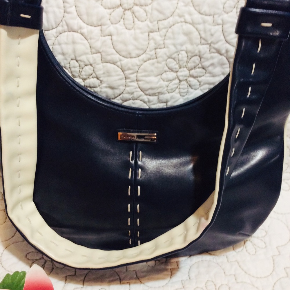 GUESS HOBO BAG navy blue
